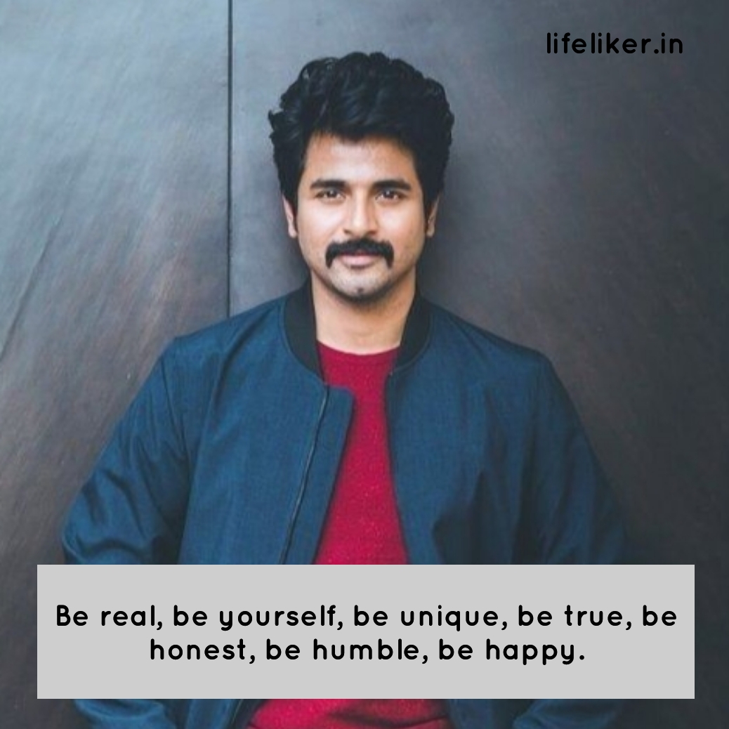 Sivakarthikeyan Motivational Quotes, Sivakarthikeyan Quotes